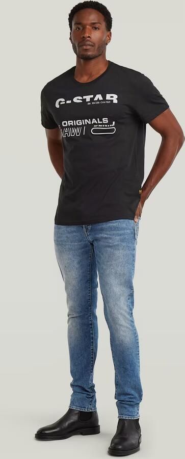 G-Star RAW Originals T-Shirt Zwart Heren - Foto 6