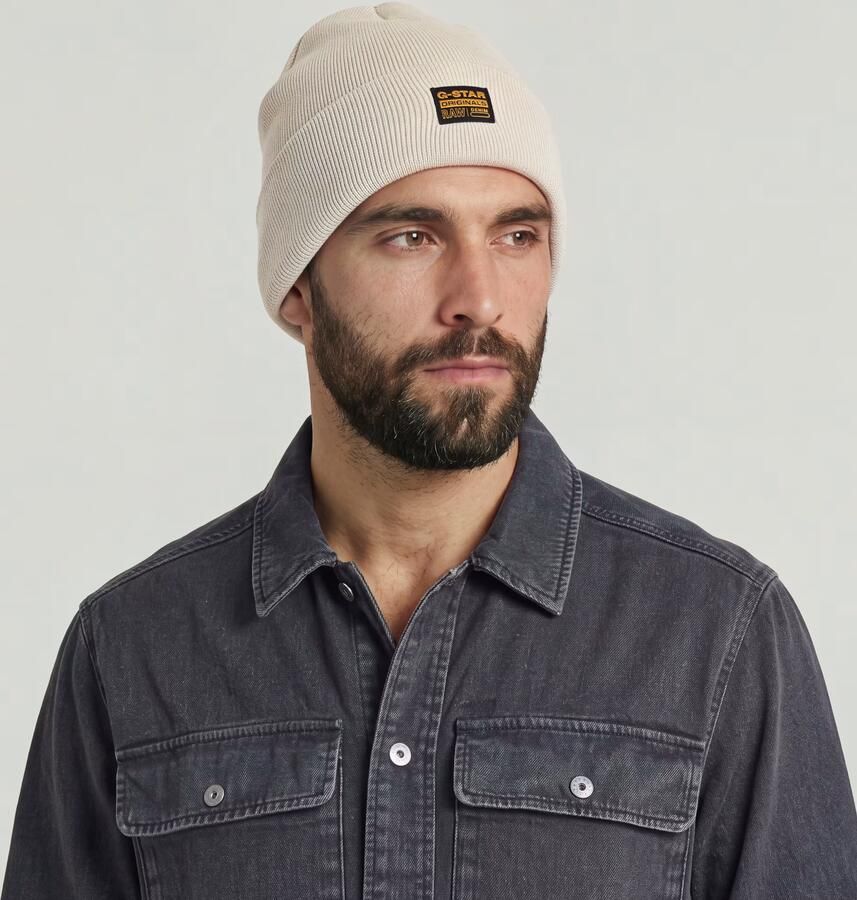 G-Star Raw Muts van mix van viscose en katoen model 'Originals Fisher ' - Foto 3