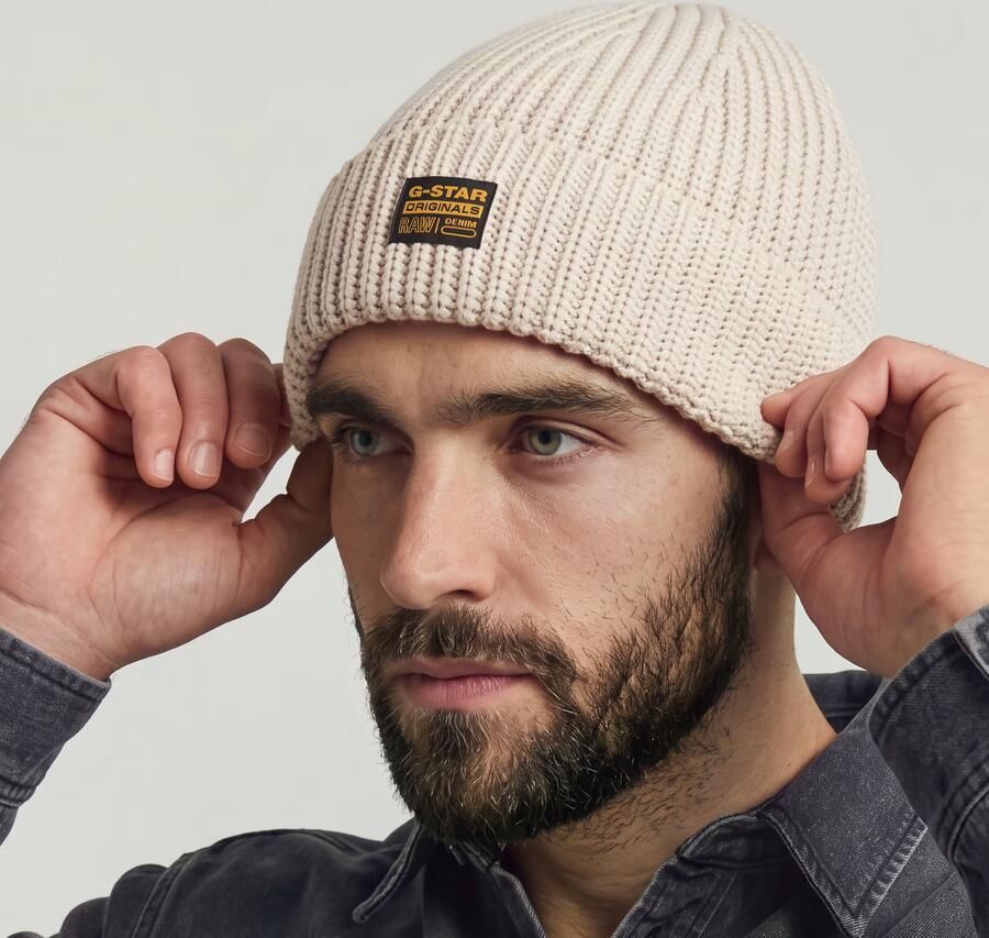 G-Star Raw Muts van mix van viscose en katoen model 'Originals Fisher ' - Foto 4