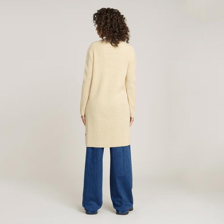 G-Star RAW Oristel Gebreid Vest Beige Dames - Foto 2