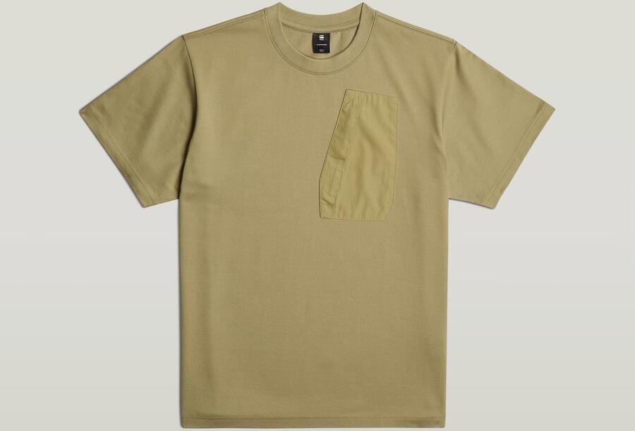G-Star RAW Outdoor Woven Pocket Loose T-Shirt Groen Heren - Foto 6