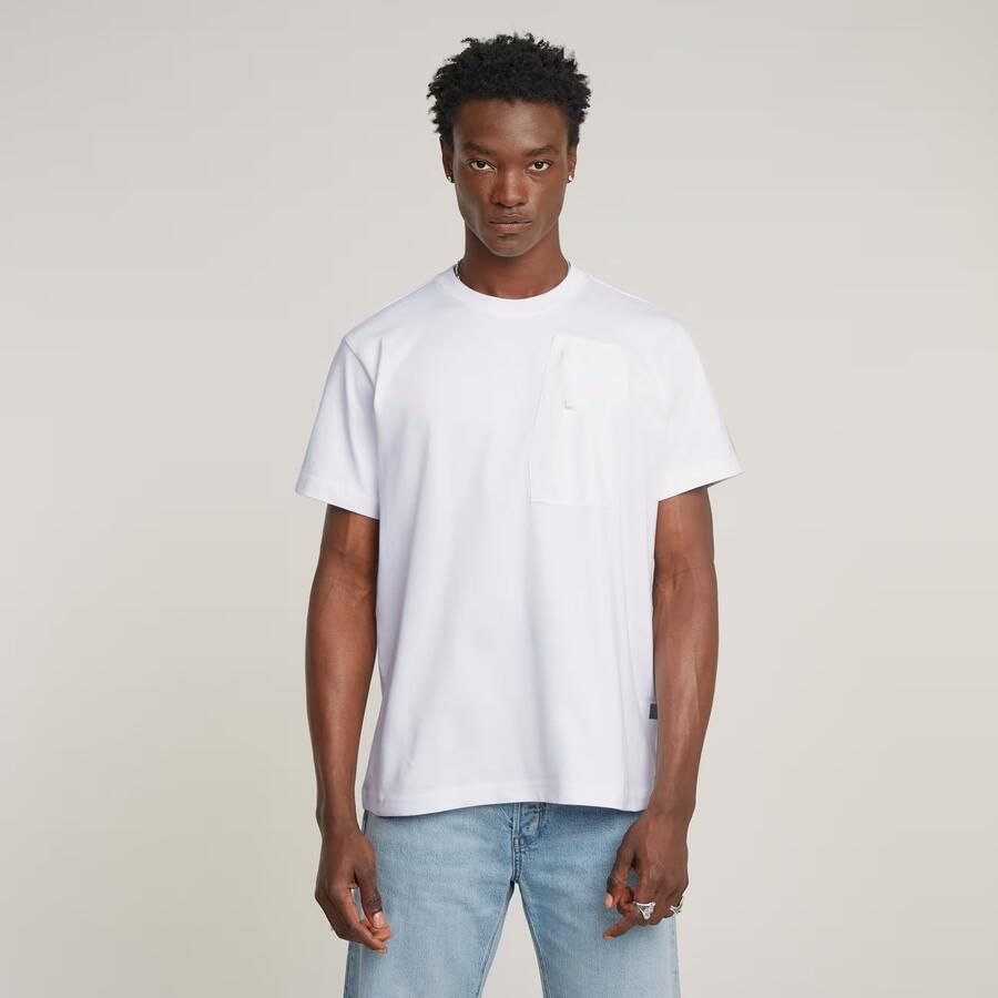 G-Star RAW Outdoor Woven Pocket Loose T-Shirt Wit Heren - Foto 7