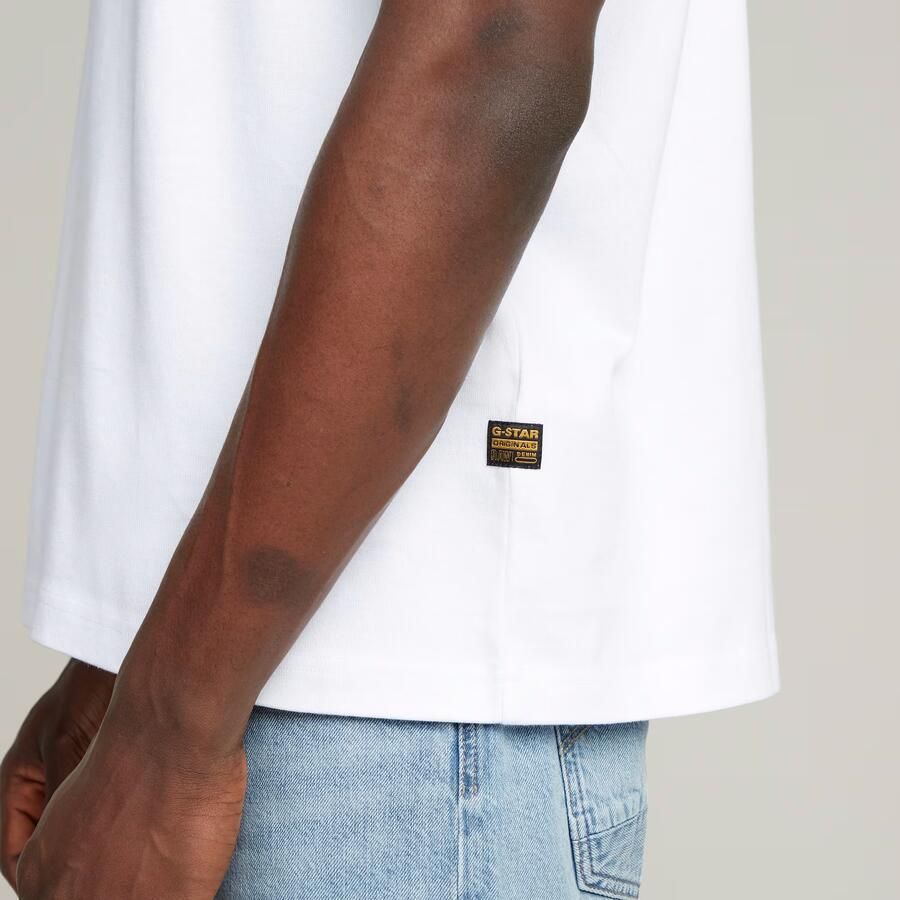 G-Star RAW Outdoor Woven Pocket Loose T-Shirt Wit Heren - Foto 2