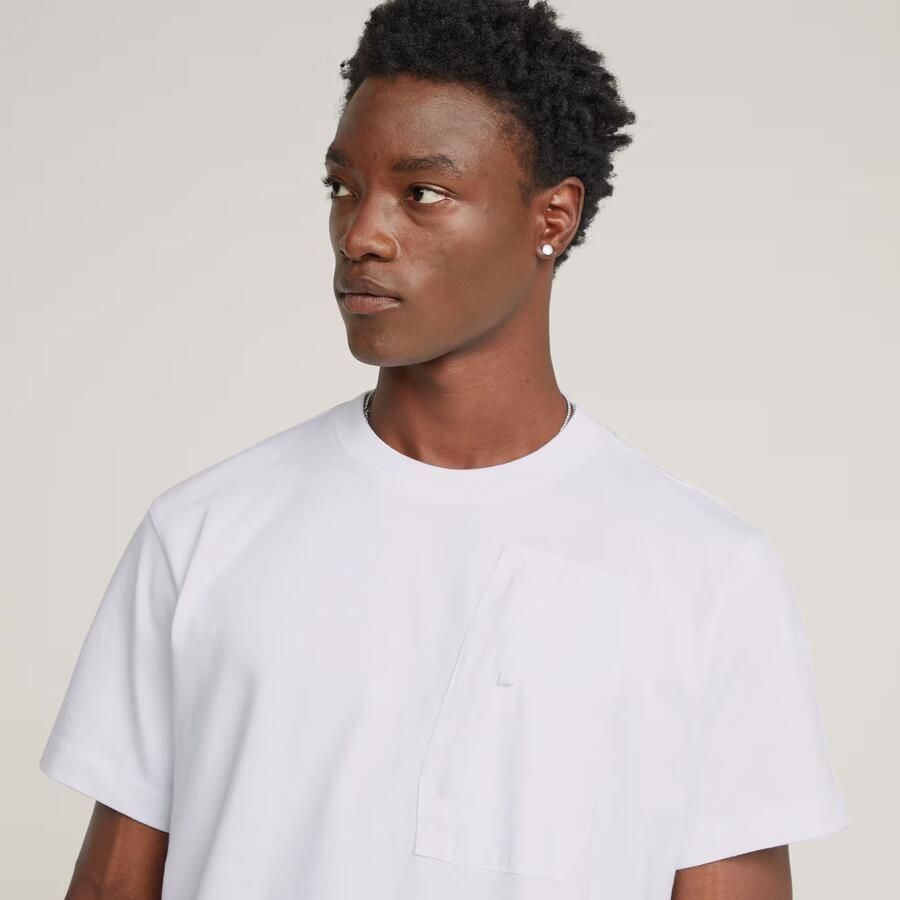 G-Star RAW Outdoor Woven Pocket Loose T-Shirt Wit Heren - Foto 3