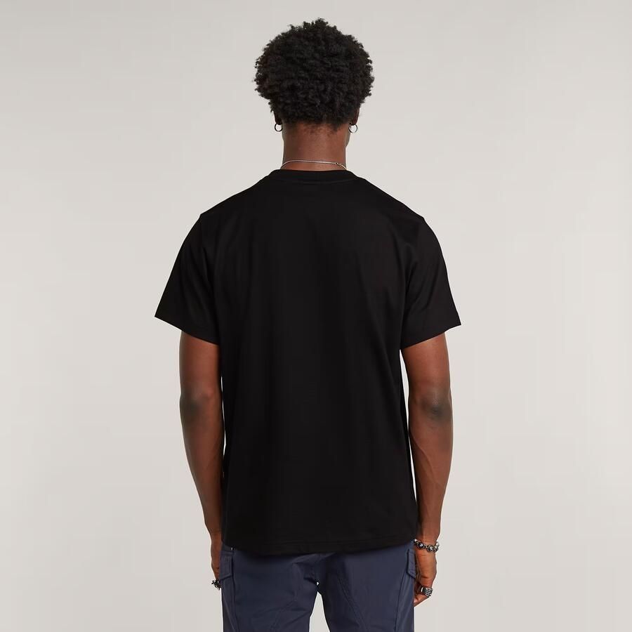 G-Star RAW Outdoor Woven Pocket Loose T-Shirt Zwart Heren