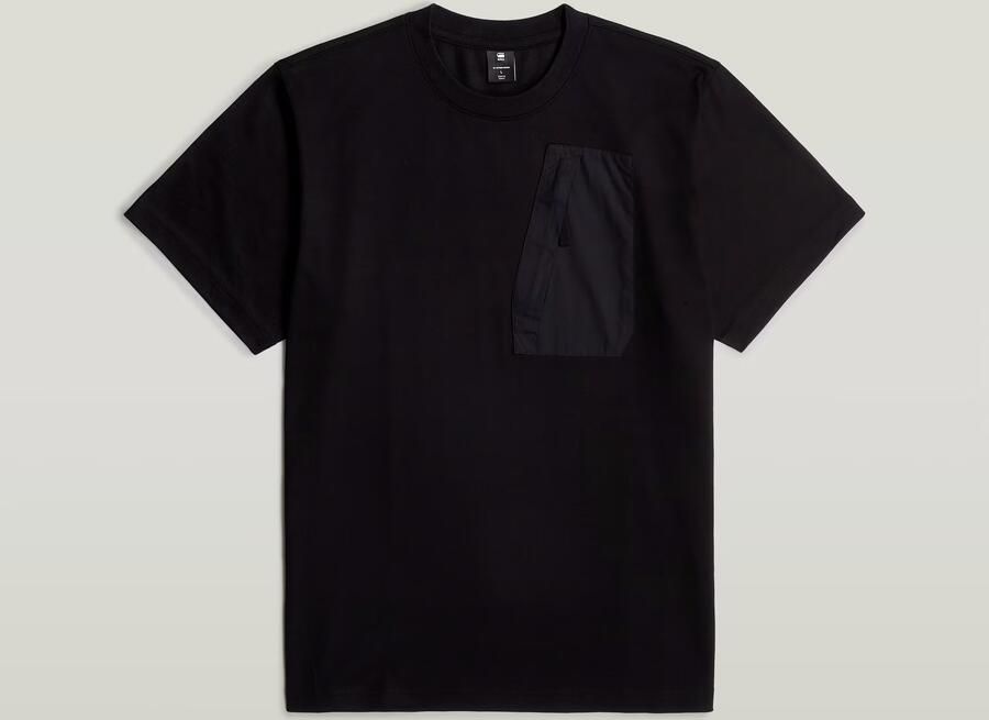 G-Star RAW Outdoor Woven Pocket Loose T-Shirt Zwart Heren - Foto 6