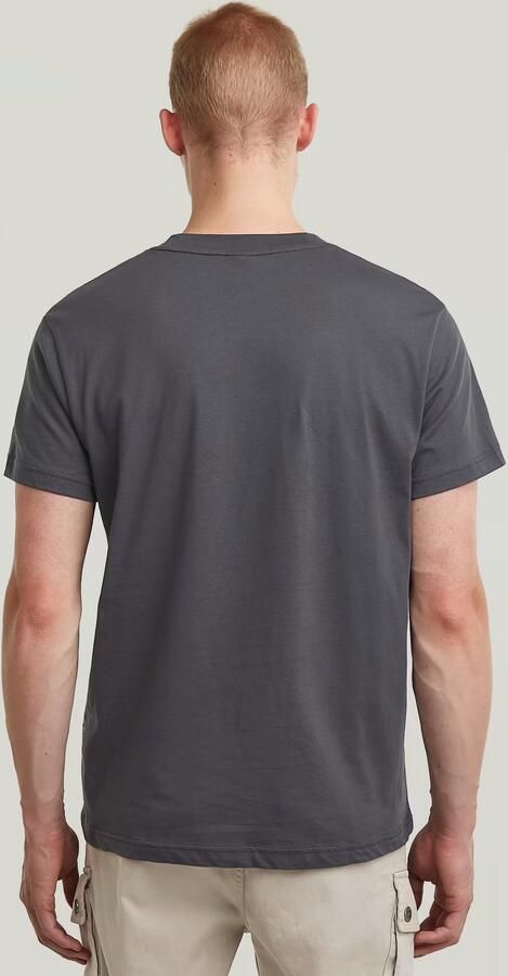 G-Star RAW Outline Corporate Script Logo T-Shirt Grijs Heren - Foto 4