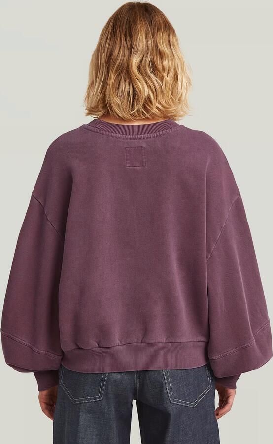 G-Star RAW Overdyed Big Sleeve Oversized Sweater Rood Dames - Foto 4