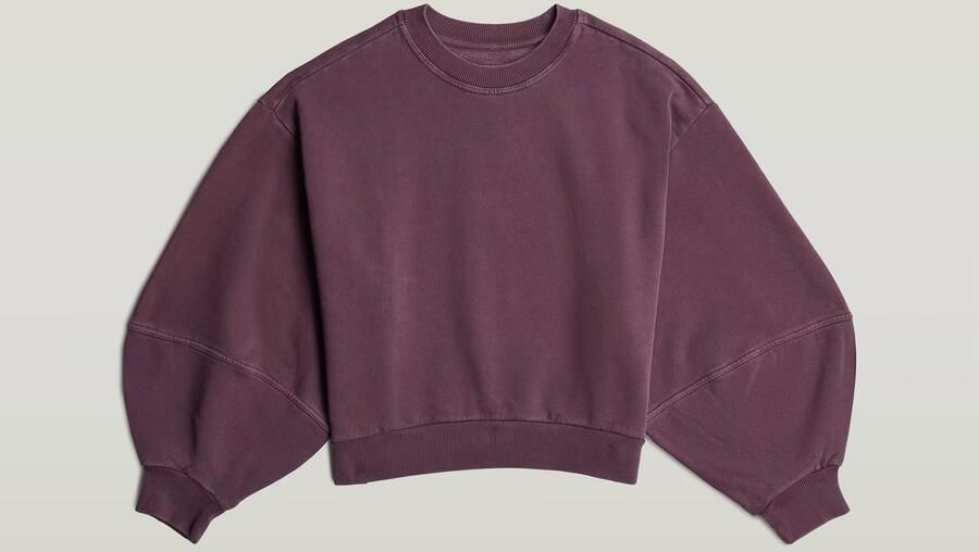 G-Star RAW Overdyed Big Sleeve Oversized Sweater Rood Dames - Foto 6