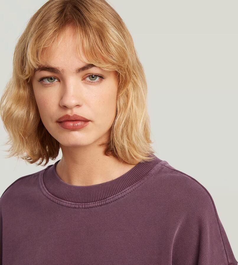 G-Star RAW Overdyed Big Sleeve Oversized Sweater Rood Dames - Foto 2