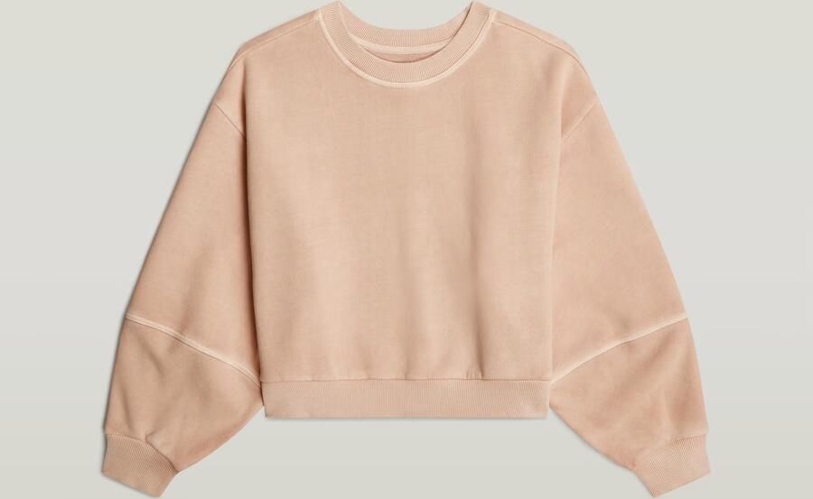 G-Star RAW Overdyed Big Sleeve Sweater Roze Dames - Foto 5