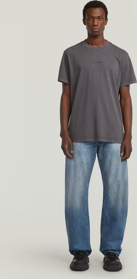 G-Star RAW Overdyed Center Chest Loose T-Shirt Zwart Heren - Foto 5
