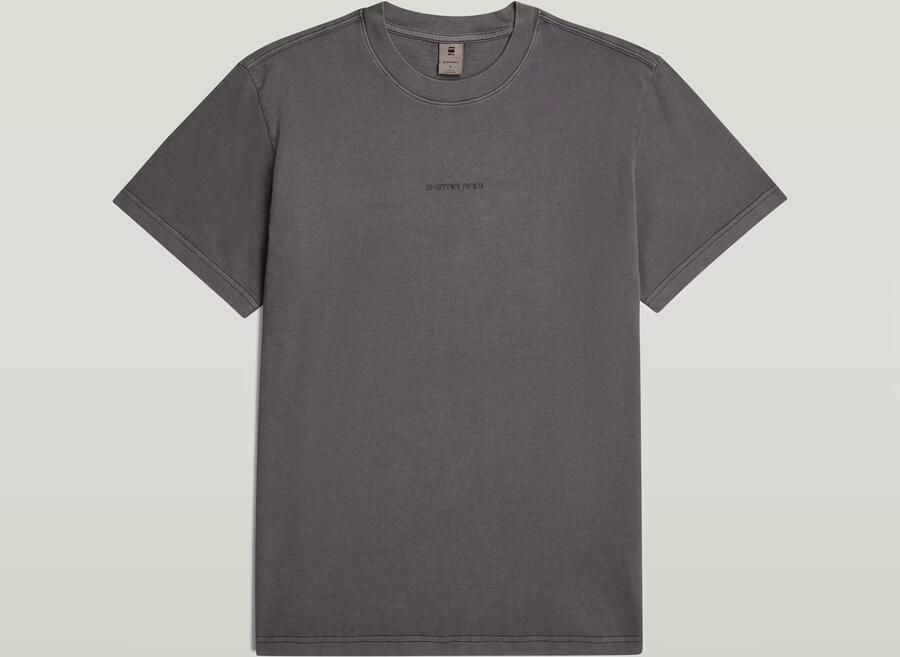 G-Star RAW Overdyed Center Chest Loose T-Shirt Zwart Heren - Foto 3