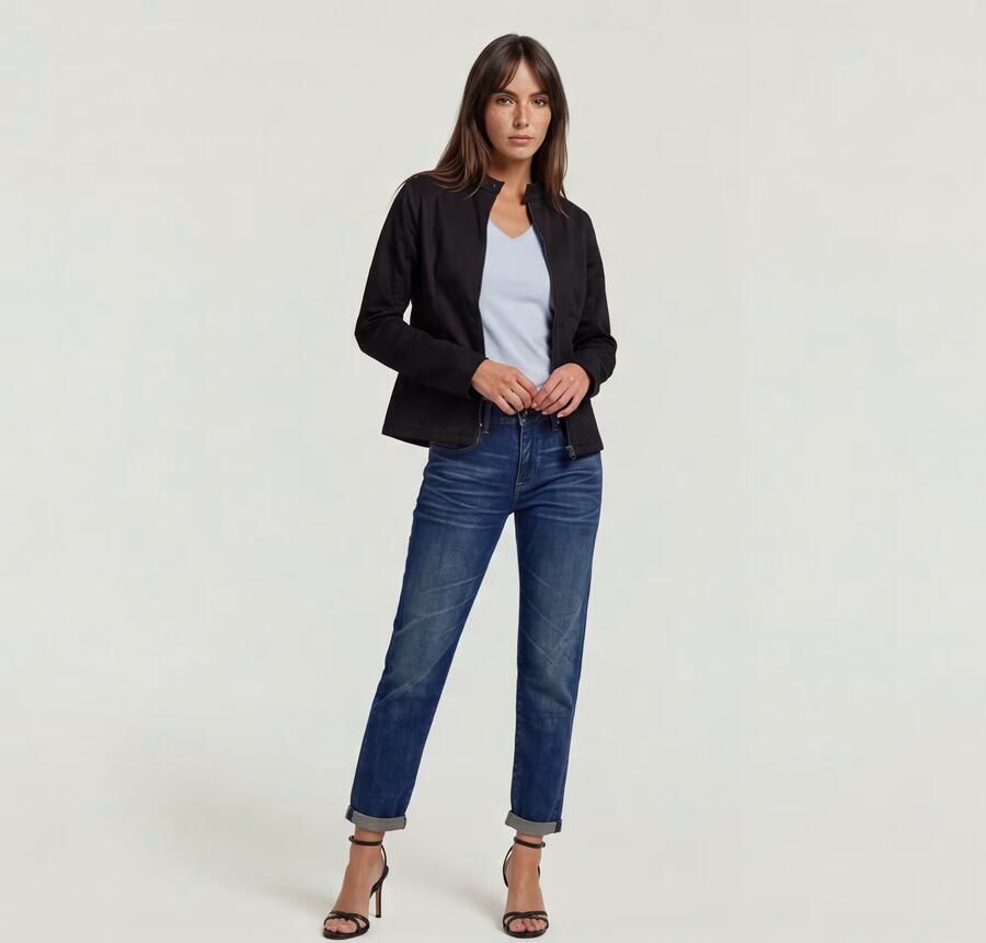G-Star RAW Overdyed Eyben Slim V 2.0 T-Shirt Lichtblauw Dames - Foto 3