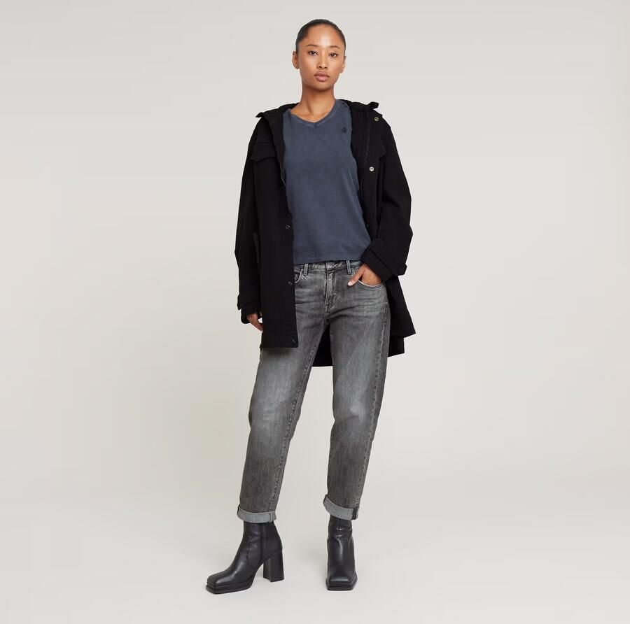 G-Star RAW Overdyed Eyben Slim V-Hals Top 2.0 Donkerblauw Dames - Foto 5