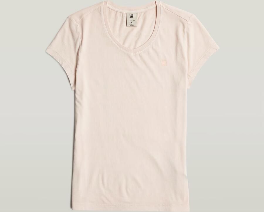 G-Star RAW Overdyed Eyben Slim V-Hals Top 2.0 Roze Dames - Foto 6