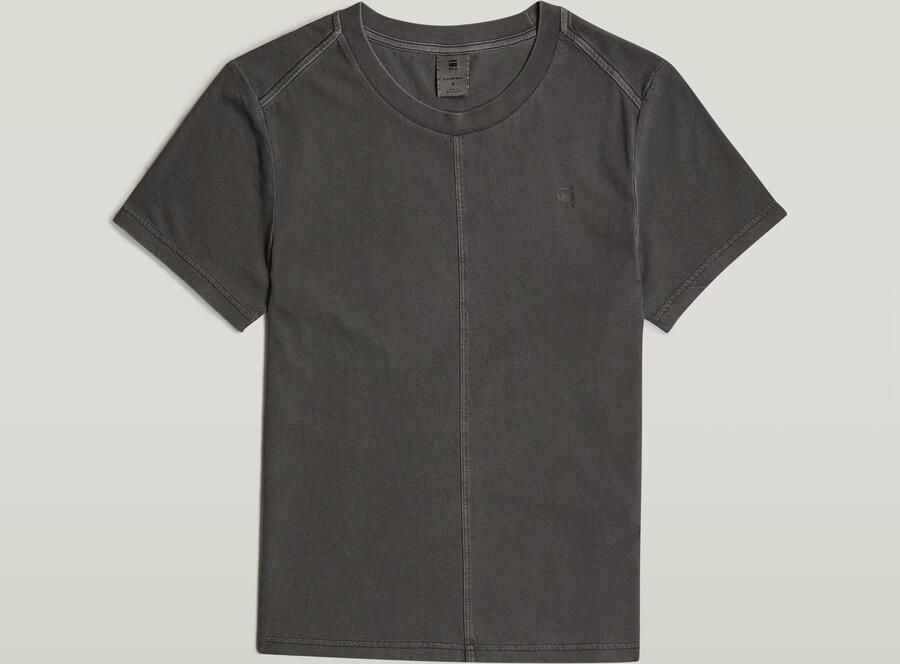 G-Star RAW Overdyed Front Seam T-shirt Grijs Dames - Foto 9
