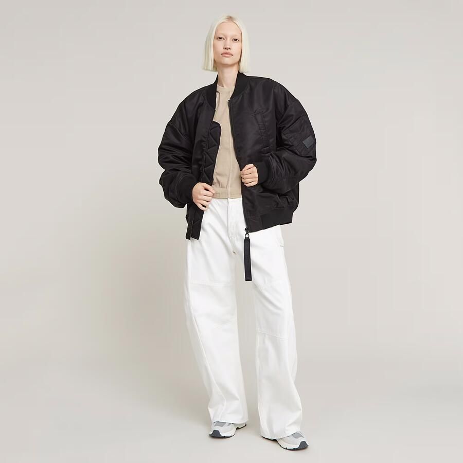 G-Star RAW Overdyed Front Seam Top Beige Dames - Foto 3