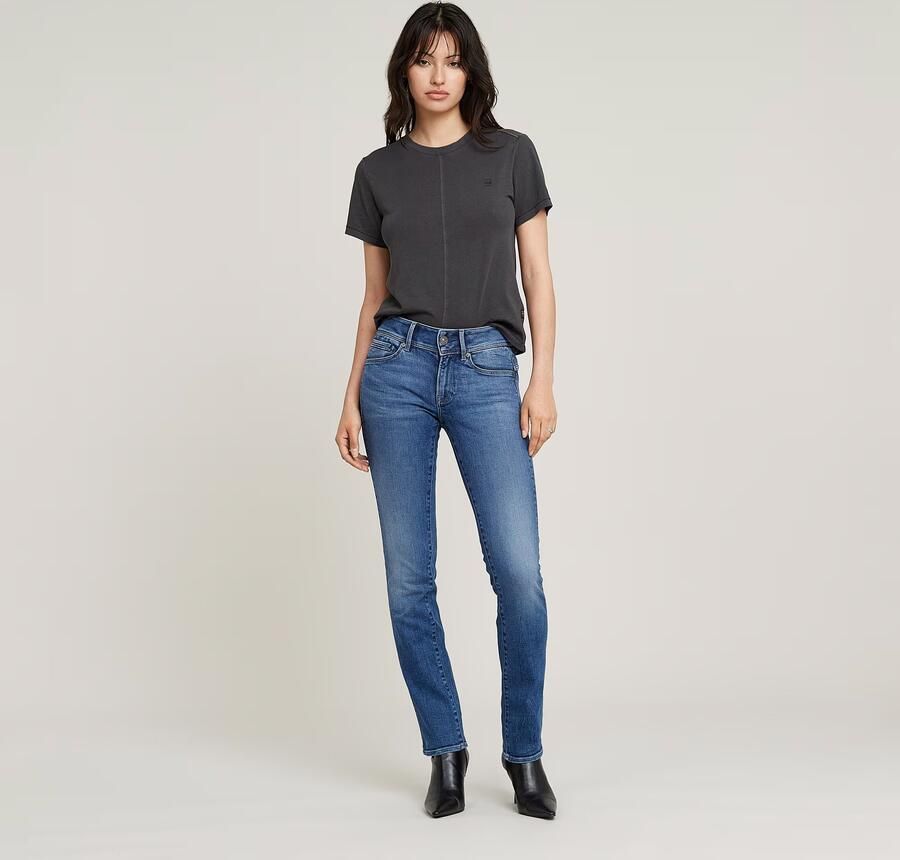 G-Star RAW Overdyed Front Seam Top Zwart Dames - Foto 5