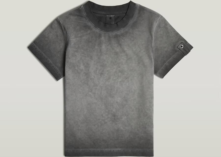 G-Star RAW Overdyed Micro Boxy Top Zwart Dames - Foto 7