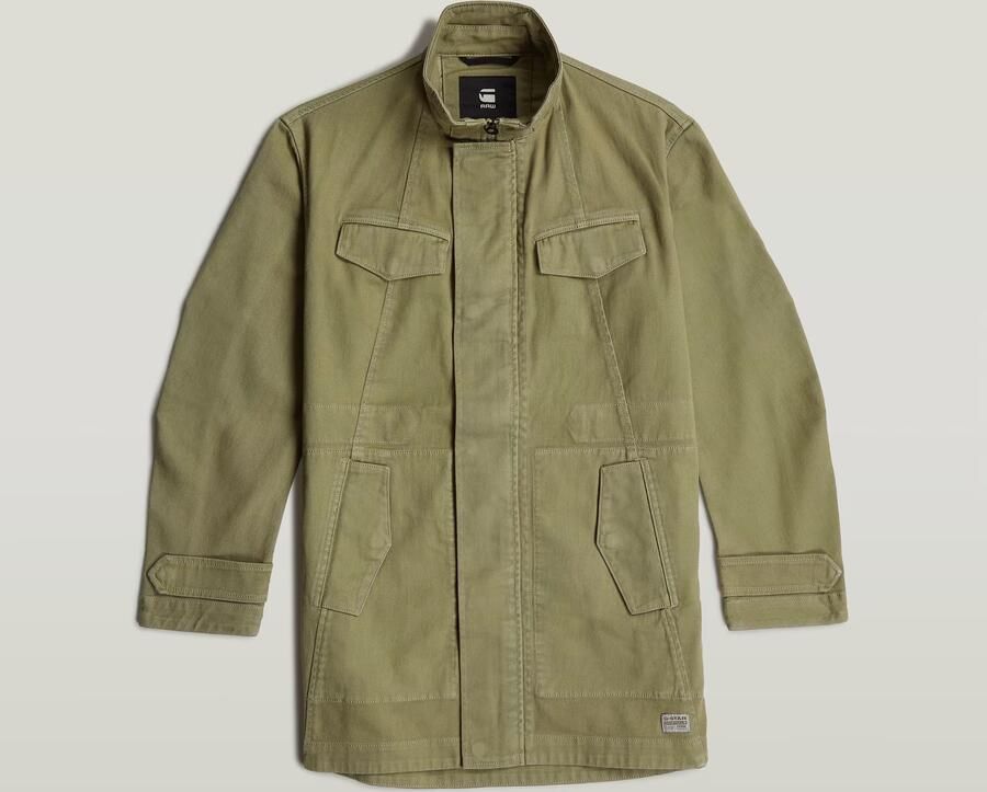 G-Star RAW Overdyed Parka Groen Dames - Foto 6
