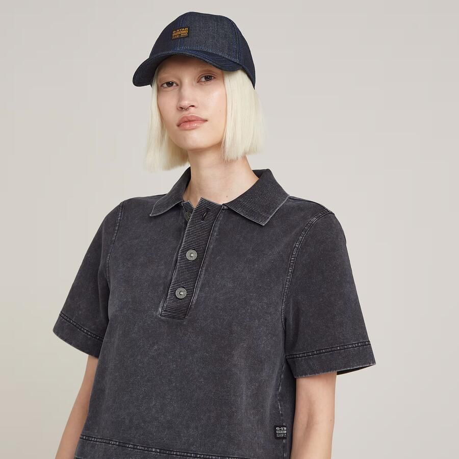 G-Star Overdyed Polo Sweatshirt voor Vrouwen Black Dames - Foto 3