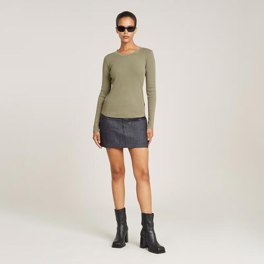 G-Star RAW Shirt met lange mouwen Tops Overdyed slim