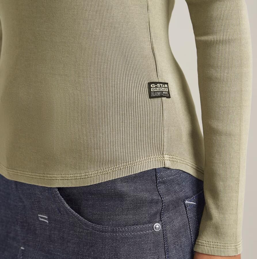 G-Star RAW Shirt met lange mouwen Tops Overdyed slim - Foto 5