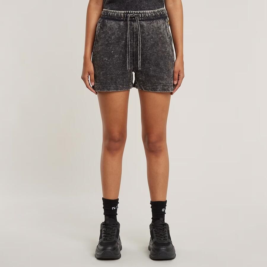G-Star RAW Overdyed Sweat Short Grijs Dames - Foto 6