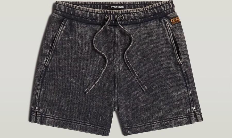 G-Star RAW Overdyed Sweat Short Grijs Dames - Foto 5