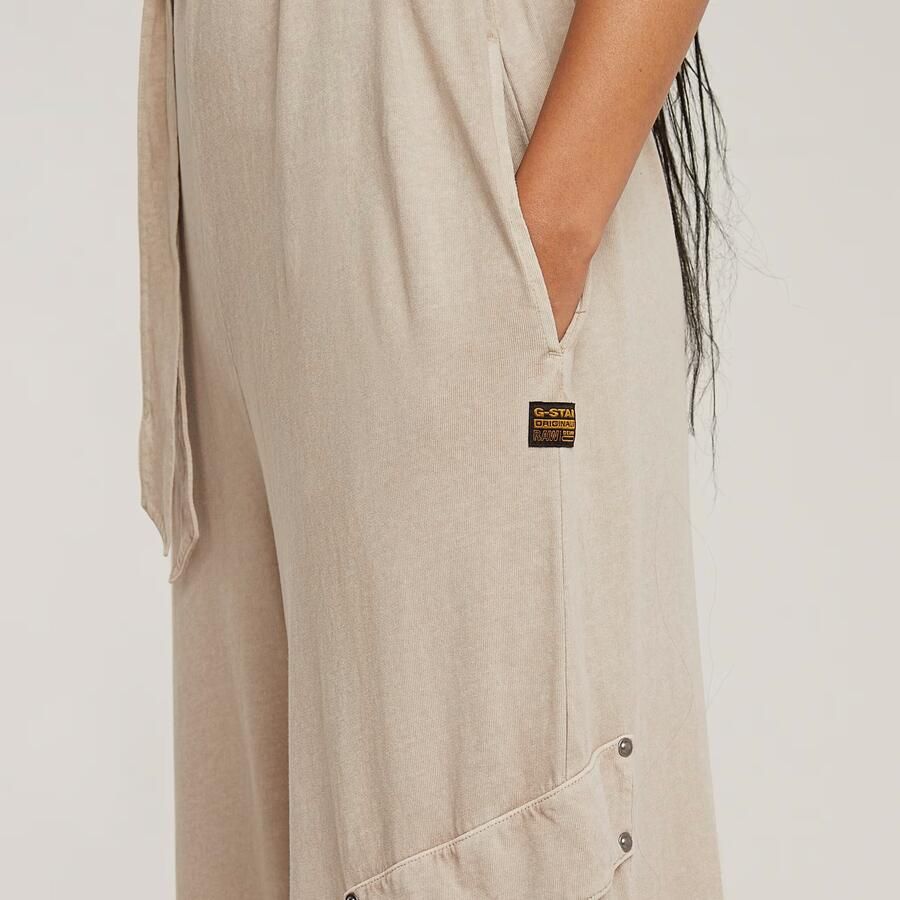 G-Star RAW Overdyed Utility Loose Jumpsuit Beige Dames - Foto 4