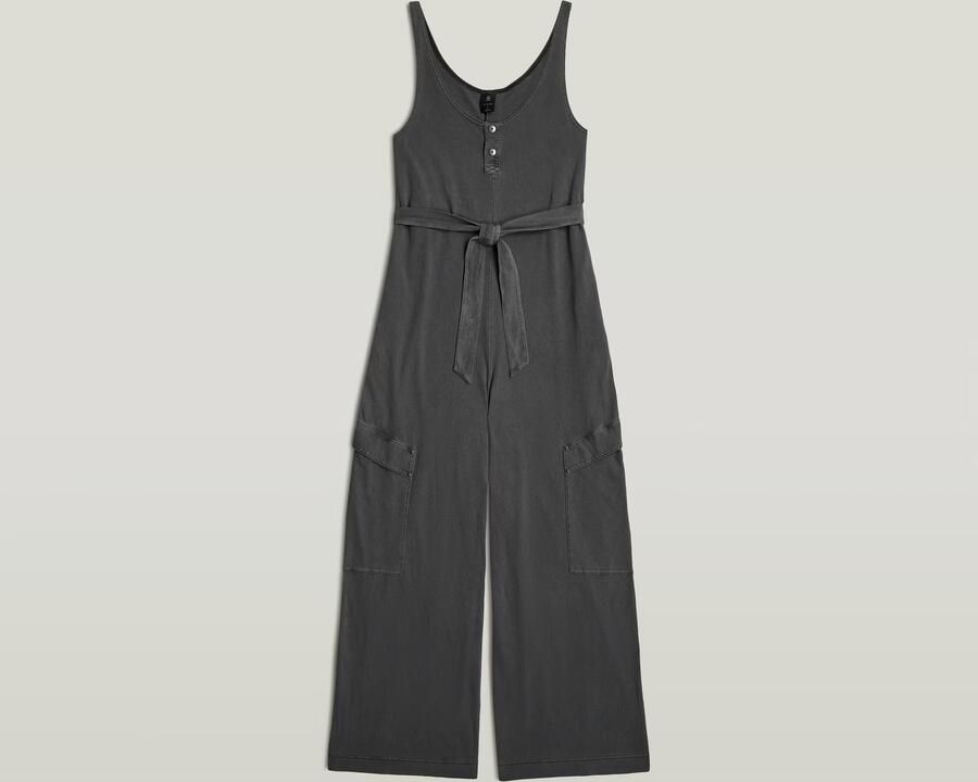 G-Star RAW Overdyed Utility Loose Jumpsuit Zwart Dames - Foto 6