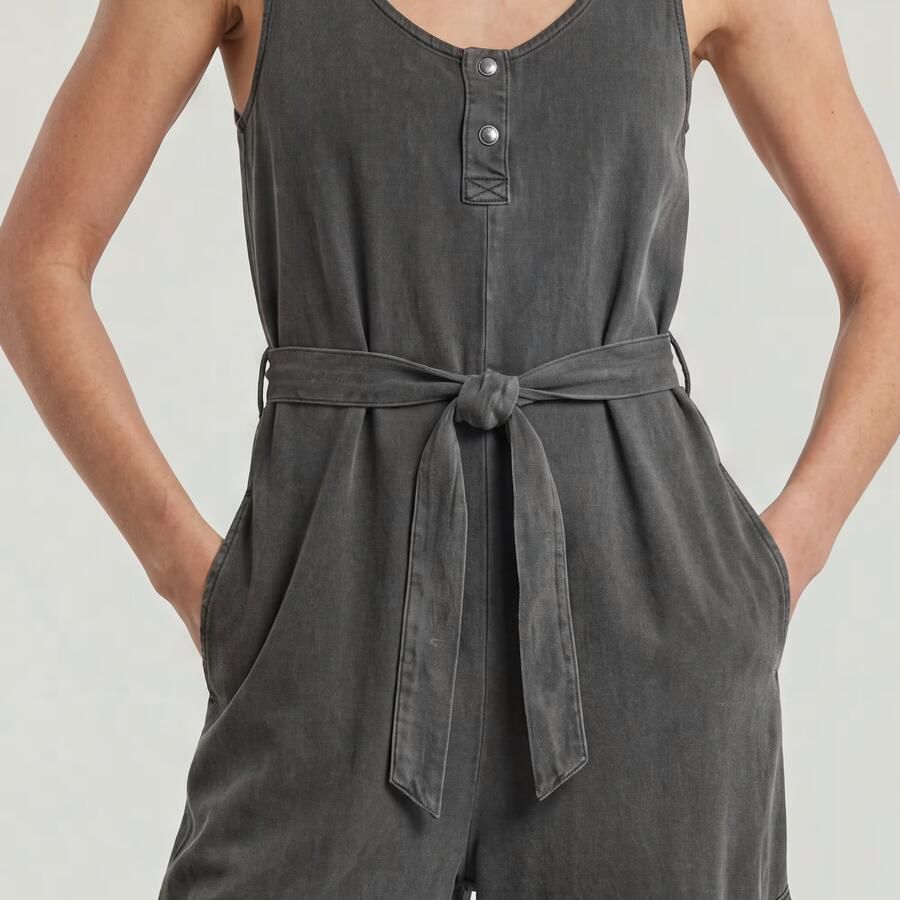 G-Star RAW Overdyed Utility Loose Jumpsuit Zwart Dames - Foto 5