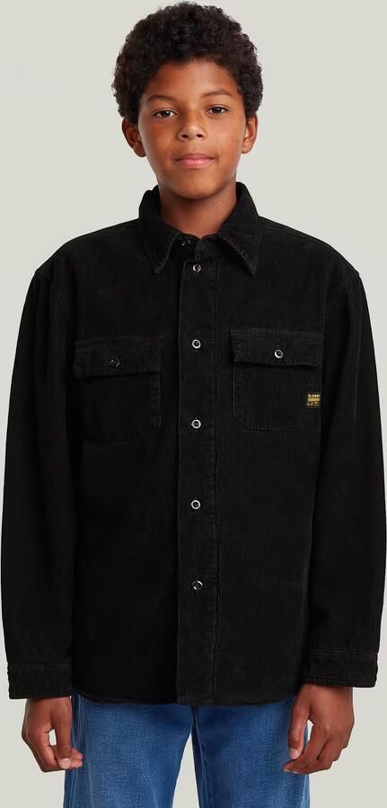 G-Star RAW Overhemd CPO Padded voor jongens Zwart jongens - Foto 3