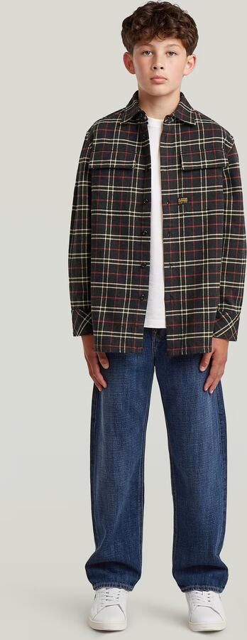 G-Star RAW Overhemd CPO Regular voor jongens Groen jongens - Foto 6