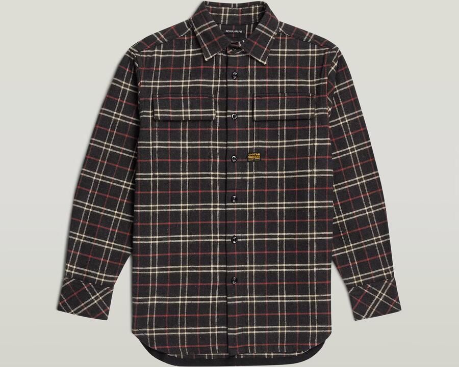 G-Star RAW Overhemd CPO Regular voor jongens Groen jongens - Foto 3