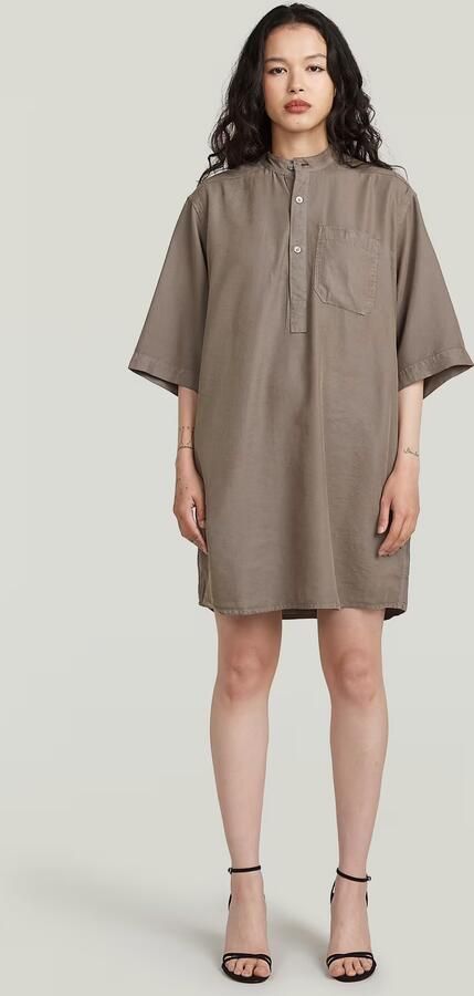 G-Star RAW Overhemdjurk Bruin Dames - Foto 3