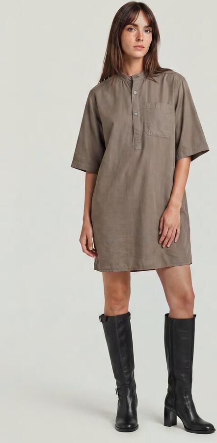 G-Star RAW Overhemdjurk Bruin Dames - Foto 8
