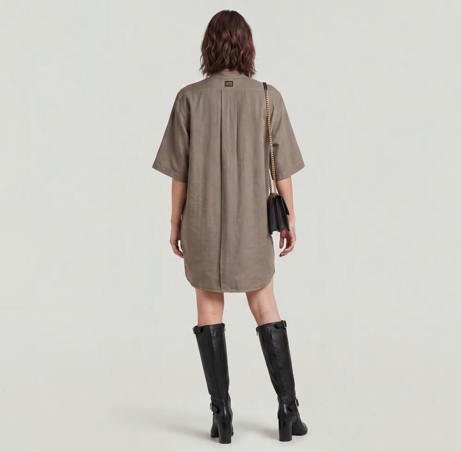 G-Star RAW Overhemdjurk Bruin Dames - Foto 3