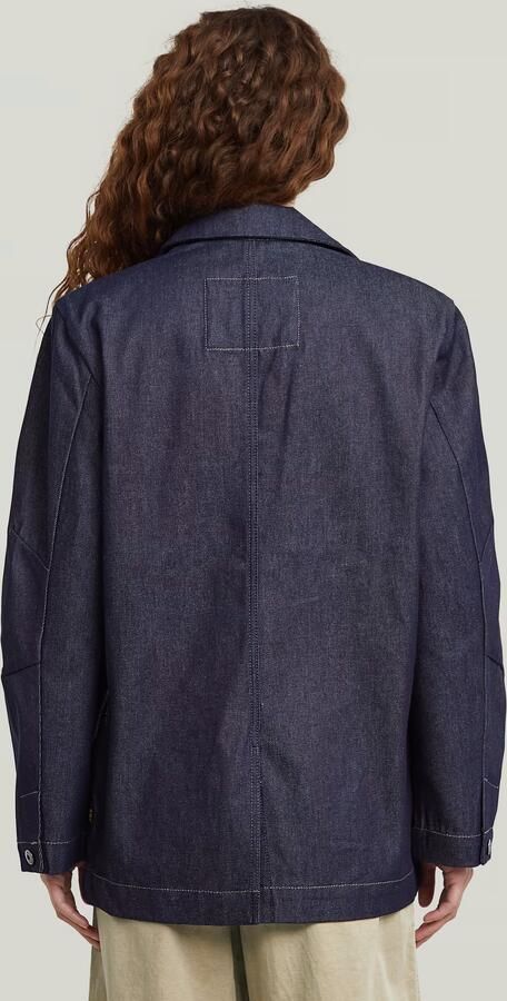 G-Star RAW Oversized Blazer Donkerblauw Dames - Foto 3