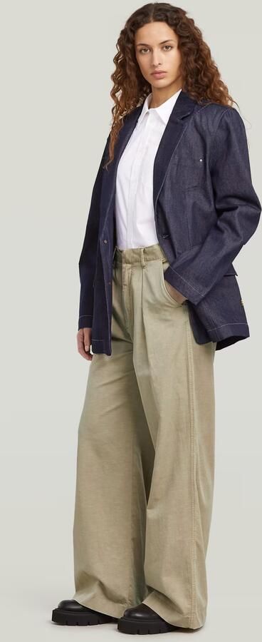 G-Star RAW Oversized Blazer Donkerblauw Dames - Foto 5