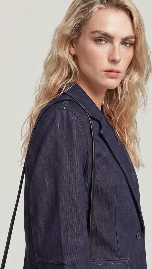 G-Star RAW Oversized Blazer Donkerblauw Dames - Foto 4