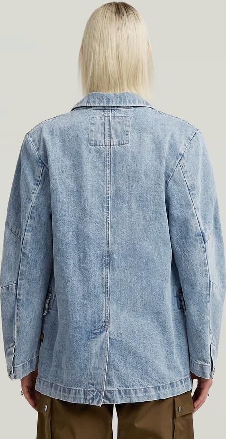 G-Star RAW Oversized Blazer Lichtblauw Dames - Foto 5