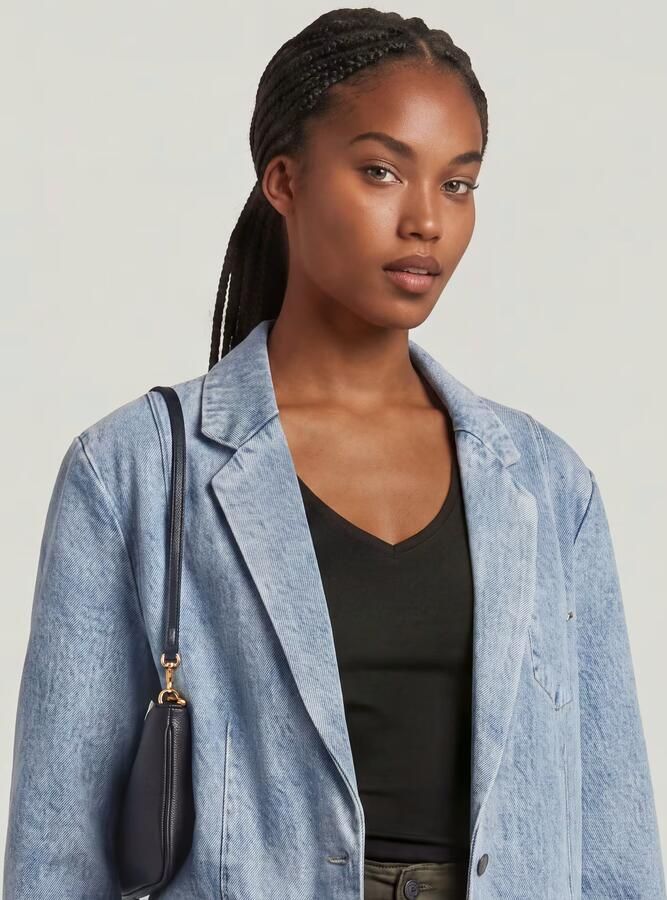 G-Star RAW Oversized Blazer Lichtblauw Dames - Foto 6