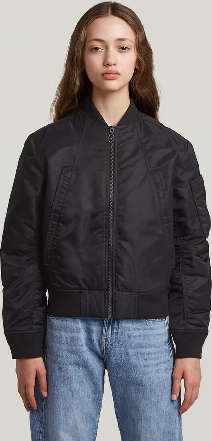 G-Star RAW Oversized Bomberjack Meisjes Zwart meisjes - Foto 5