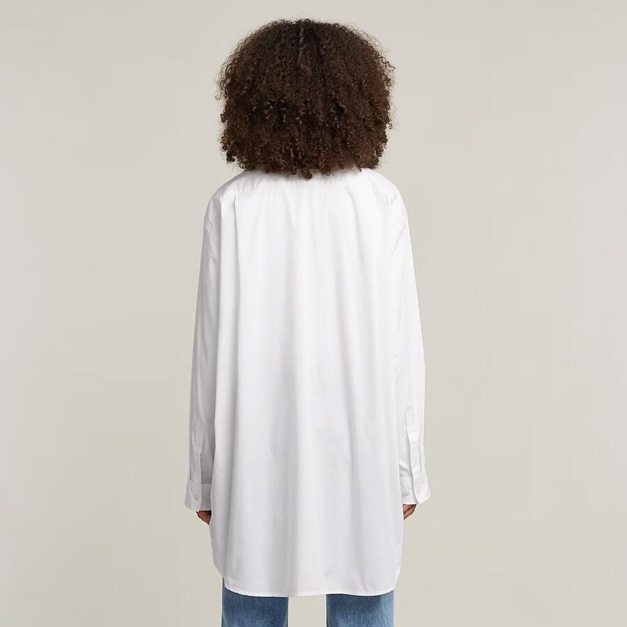 G-Star RAW Oversized Boyfriend Shirt Wit Dames - Foto 2