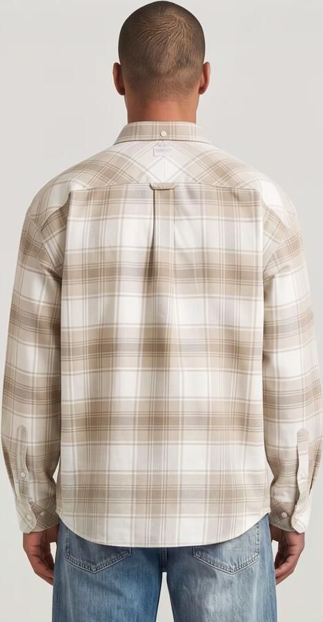 G-Star RAW Oversized Buttondown Overhemd Beige Heren - Foto 6