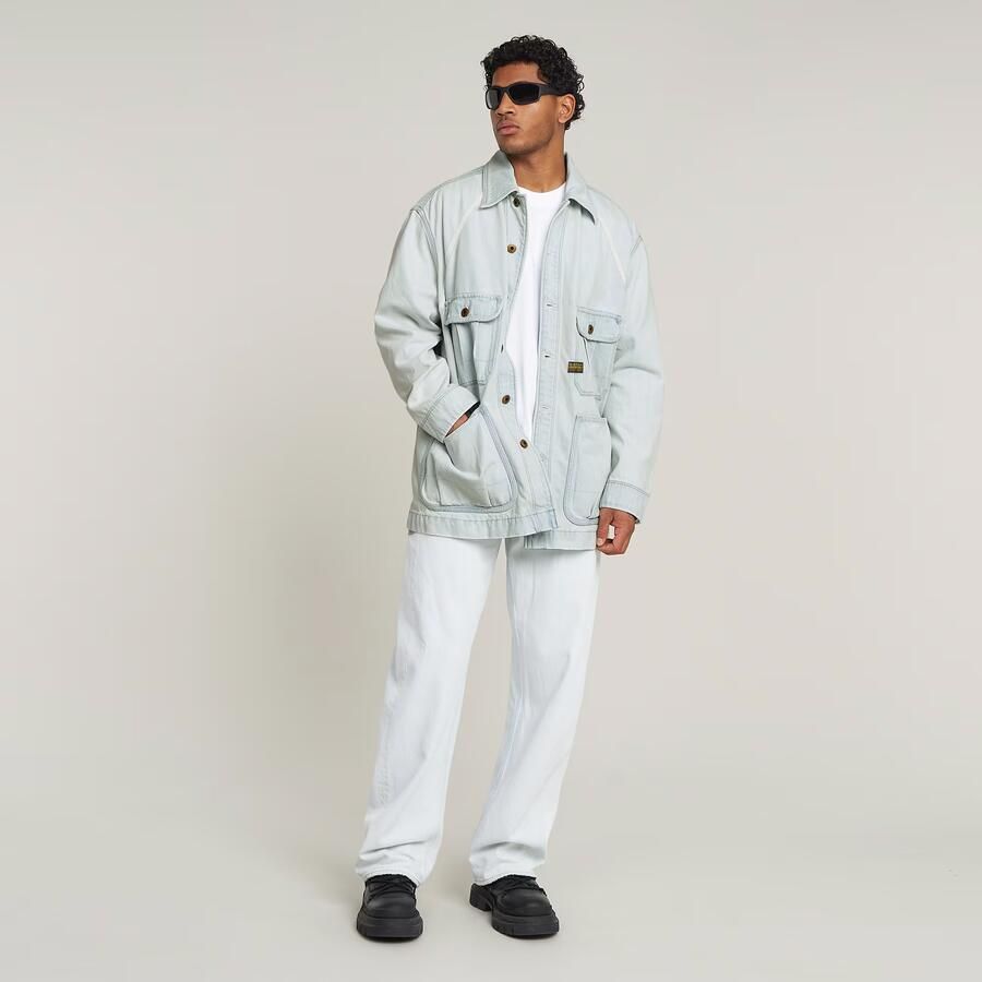 G-Star RAW Oversized Chore Jack Lichtblauw Heren - Foto 2