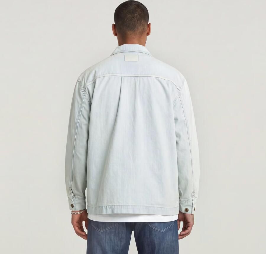 G-Star RAW Oversized Chore Jack Lichtblauw Heren - Foto 5