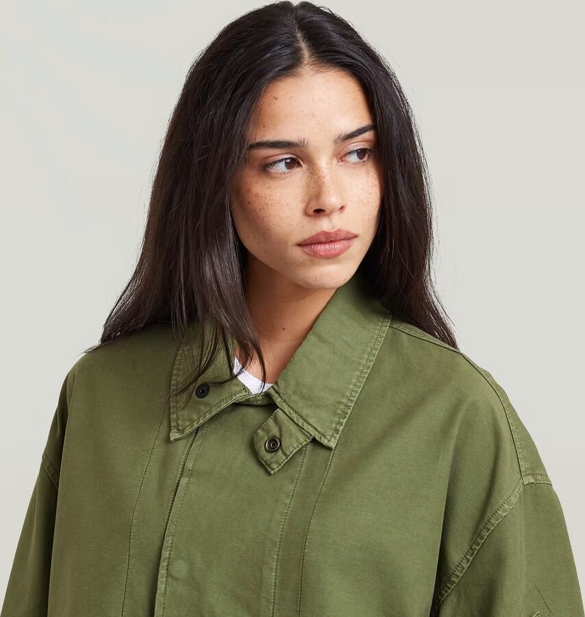 G-Star RAW Oversized Cropped Jack Groen Dames - Foto 3